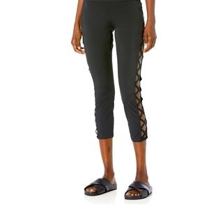 Norma Kamali Black X Pants